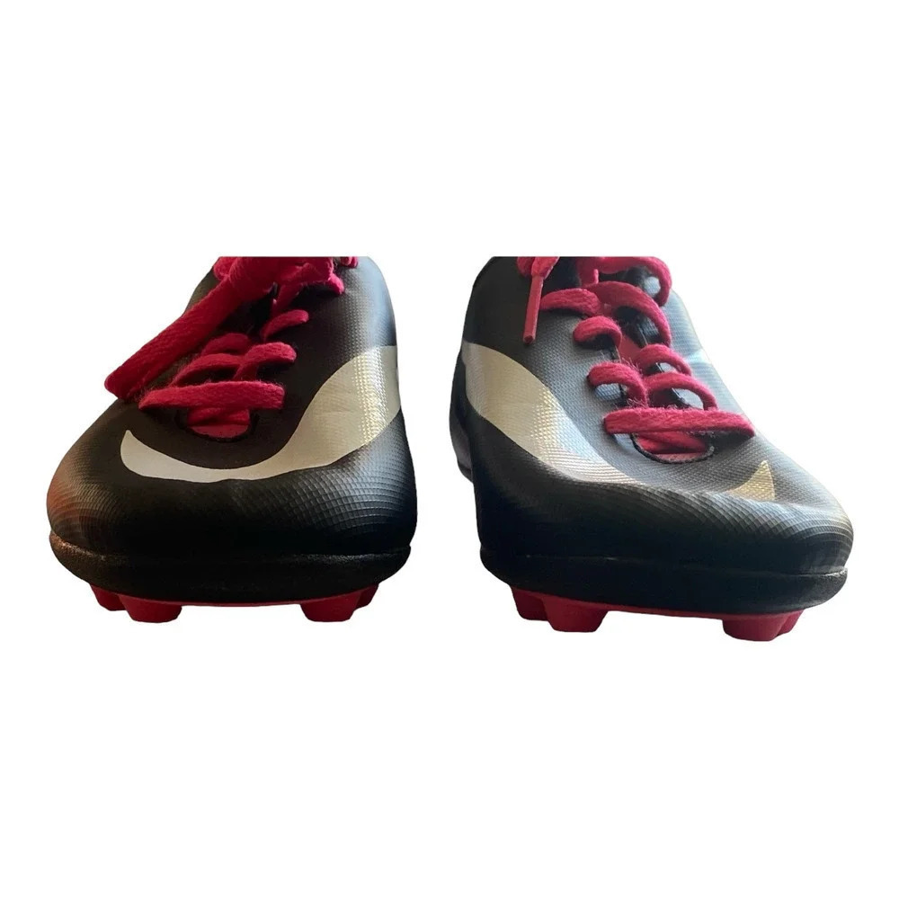 Nike Girls Pink Baseball Soccer Cleats Size US 4Youth Lace-Up Sneaker Pre-owned - Picture 4 of 9